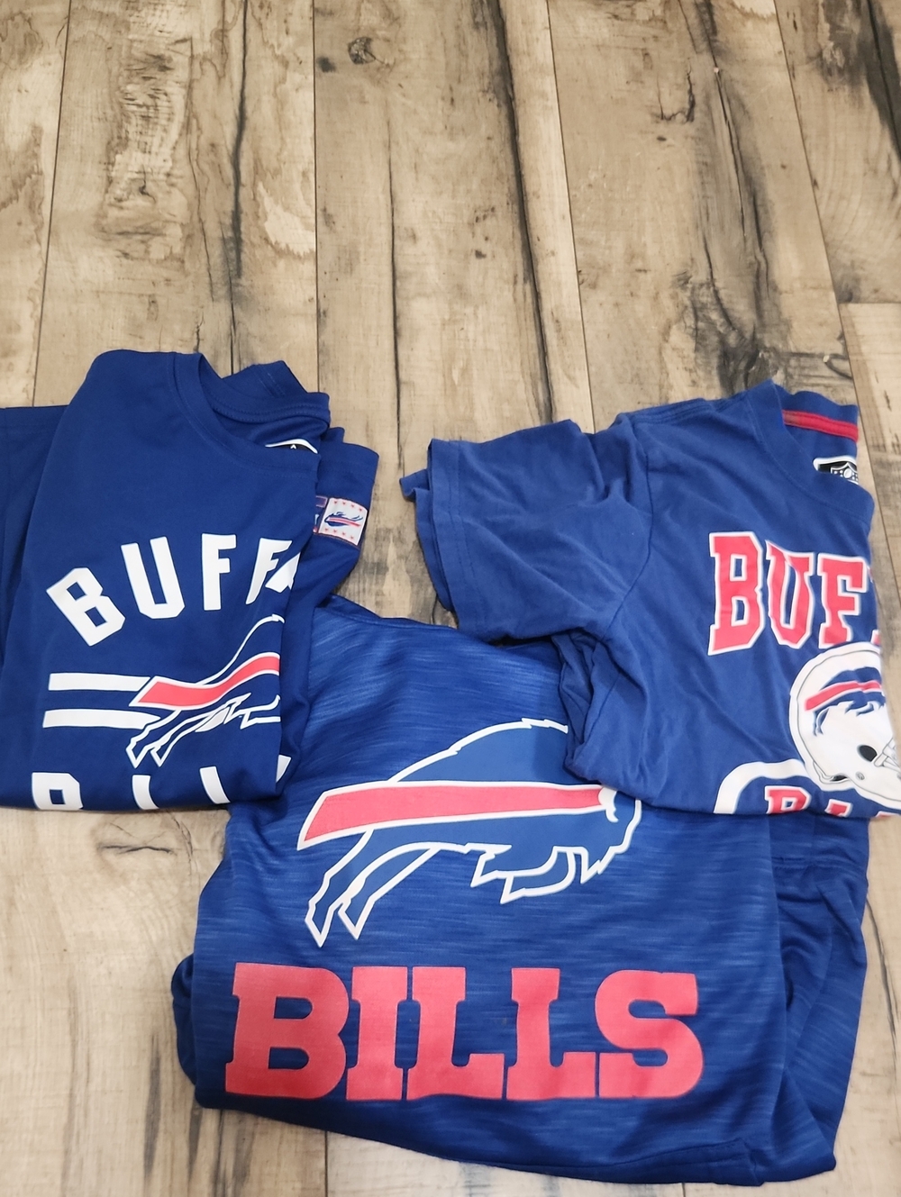 Buffalo Bills NFL Kids Blue Shirt Lot